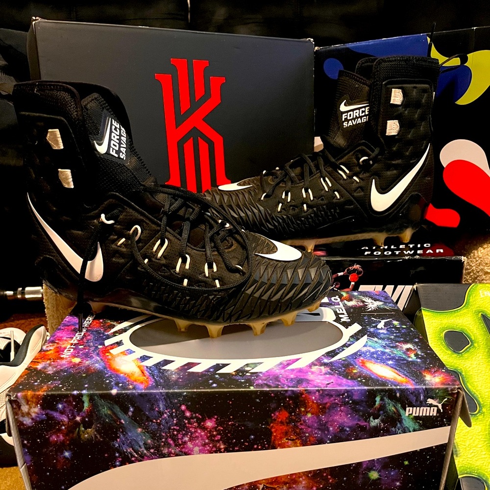 Nike Force Savage Elite TD Football Cleat 'Black' men’s size 11